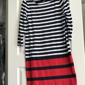 Banana Republic cotton striped dress